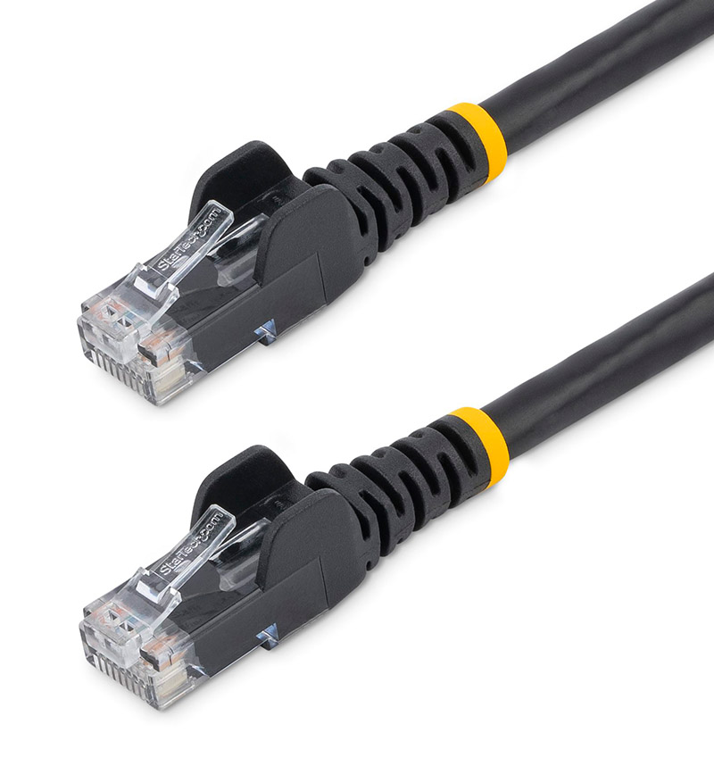StarTech N6PATC3MBK Ethernet-Cable (Cat6 patch cable, 3 m, black)